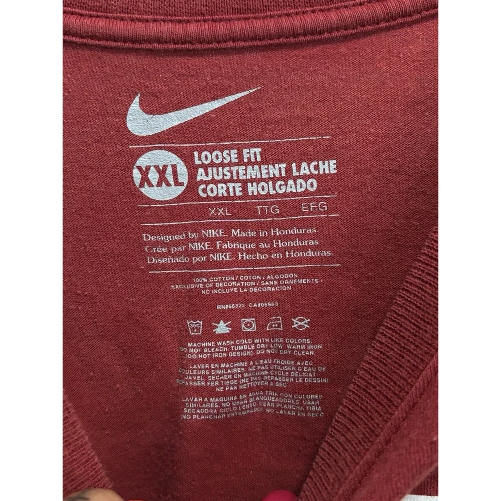 NIKE USC Loose Fit Graphic Logo Crew Neck Short Sleeve T-Shirt Size 2XL College